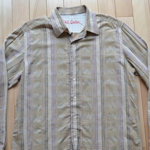 Robert Graham Button Down Shirt Size L - Picture 2 of 4